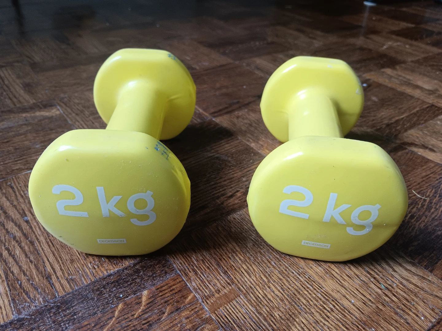 2kg Dumbbells (Pair) - Yellow