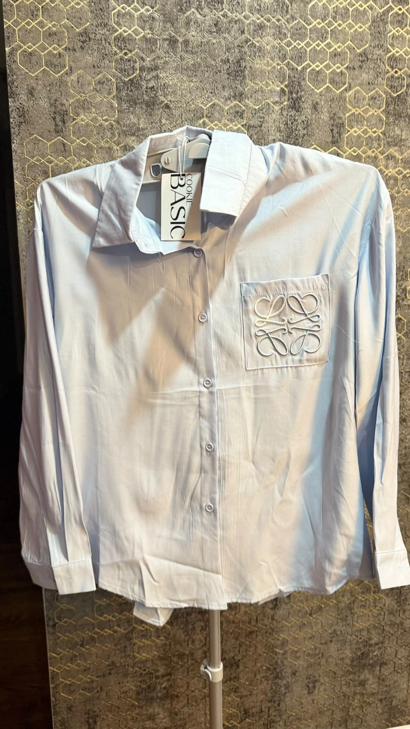 Cookie Basic Long Sleeve Button-Up Shirts