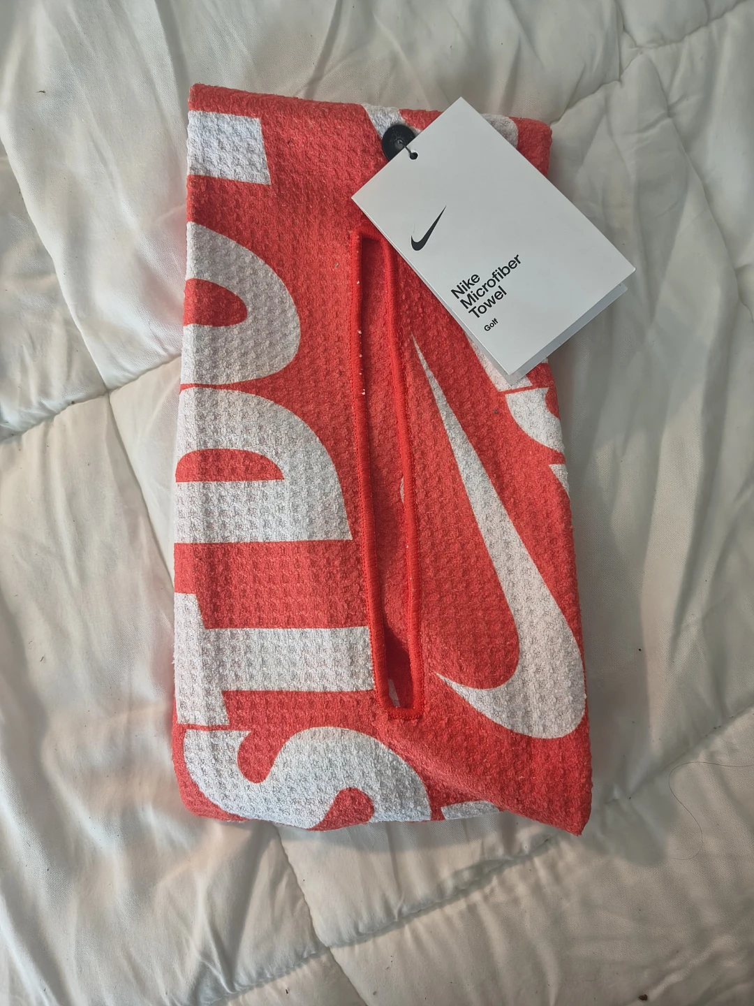 Nike Caddy Golf Towel - Red