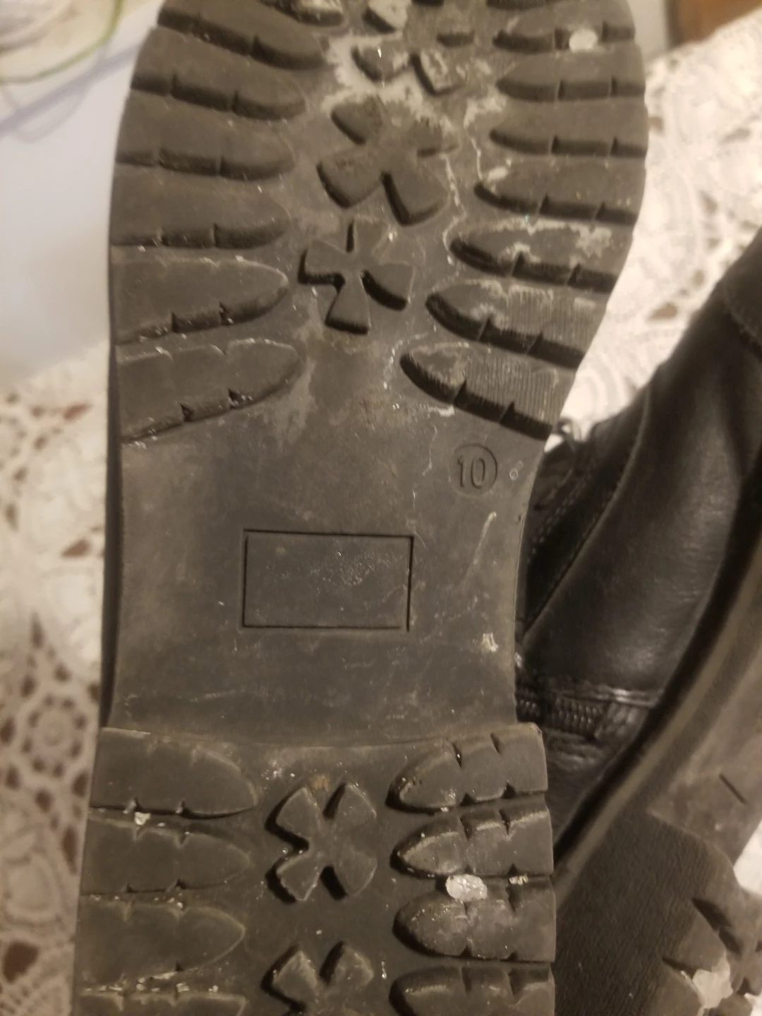 Fur Insulated Black Winter Boots Size 10 - photo 5
