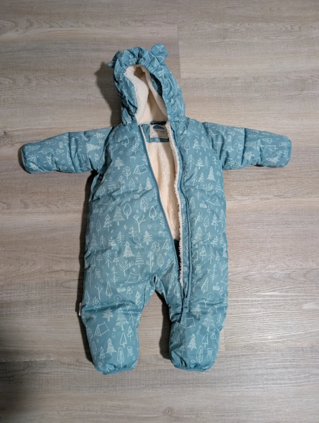 Jan & Jul Sherpa-Lined Bunting Suit (6-12m)