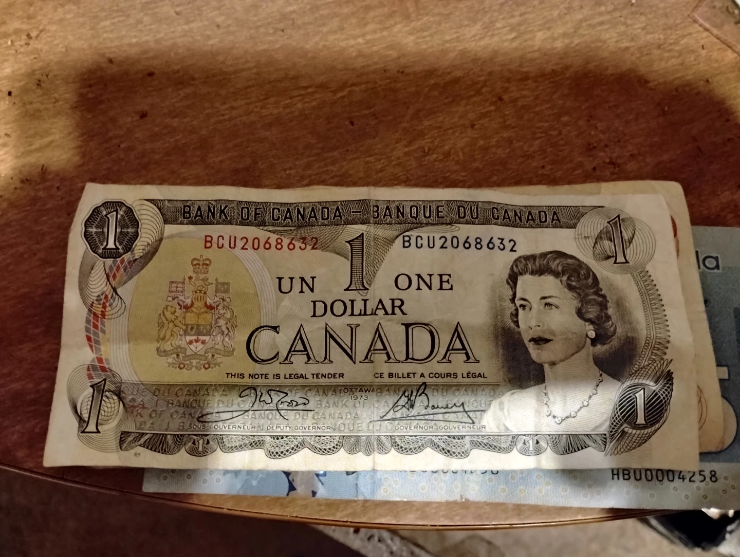 🏈1973 Canadian One Dollar Banknote🏈