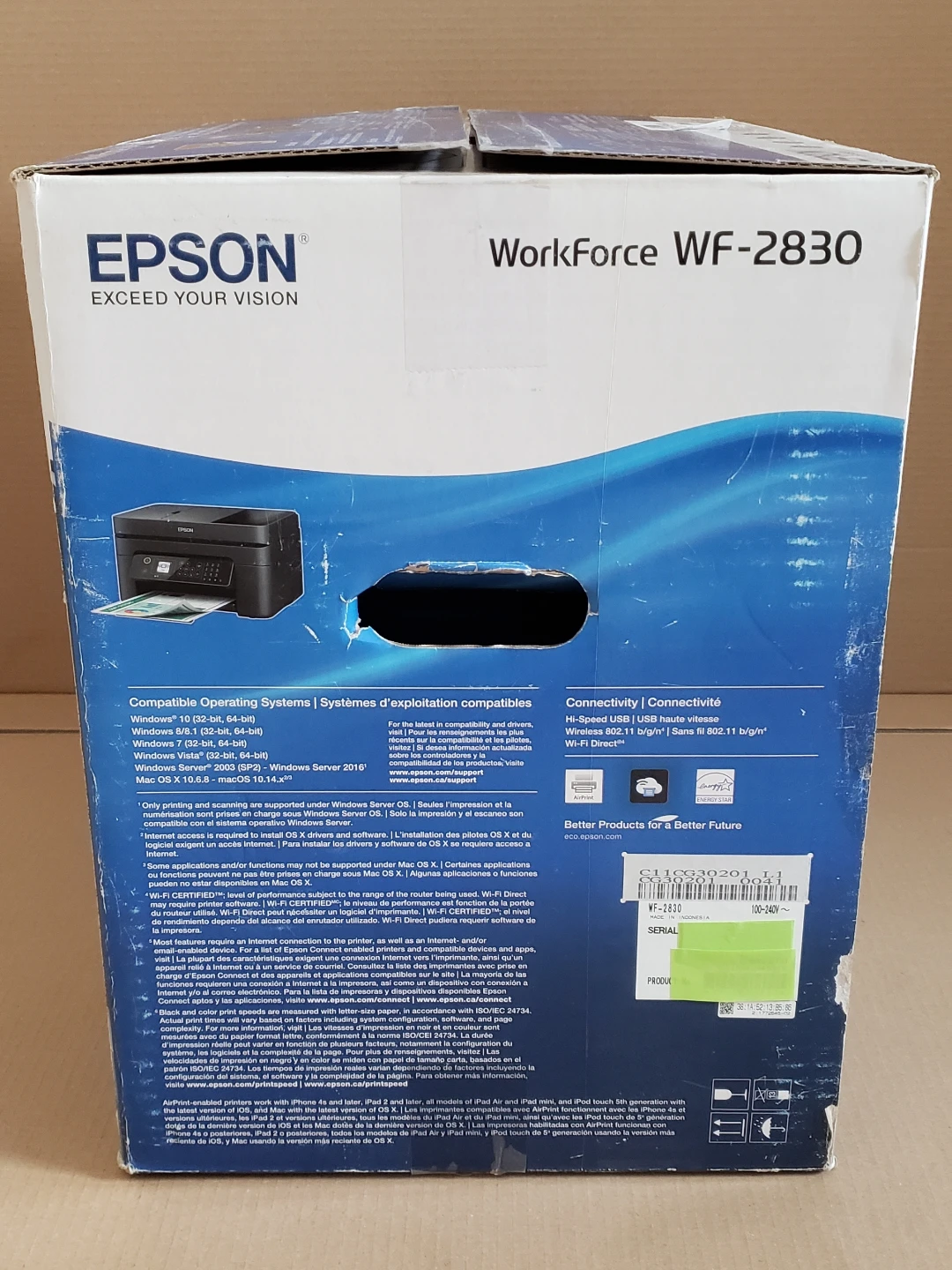 Epson WorkForce WF-2830 All-in-One Printer - photo 4