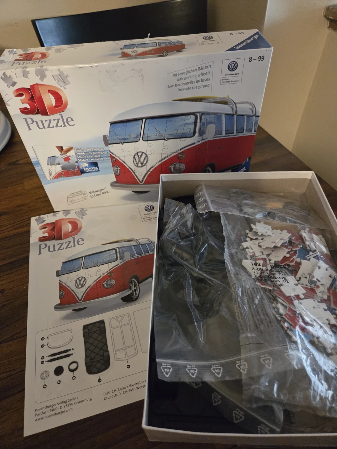 Volkswagen T1 3D Puzzle