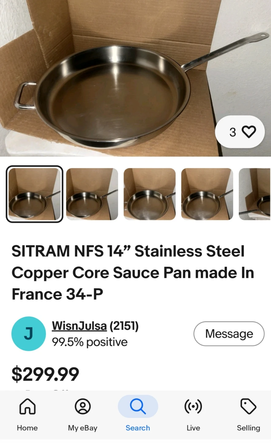 STAINLESS STEEL PAN  (Made in France) - photo 5