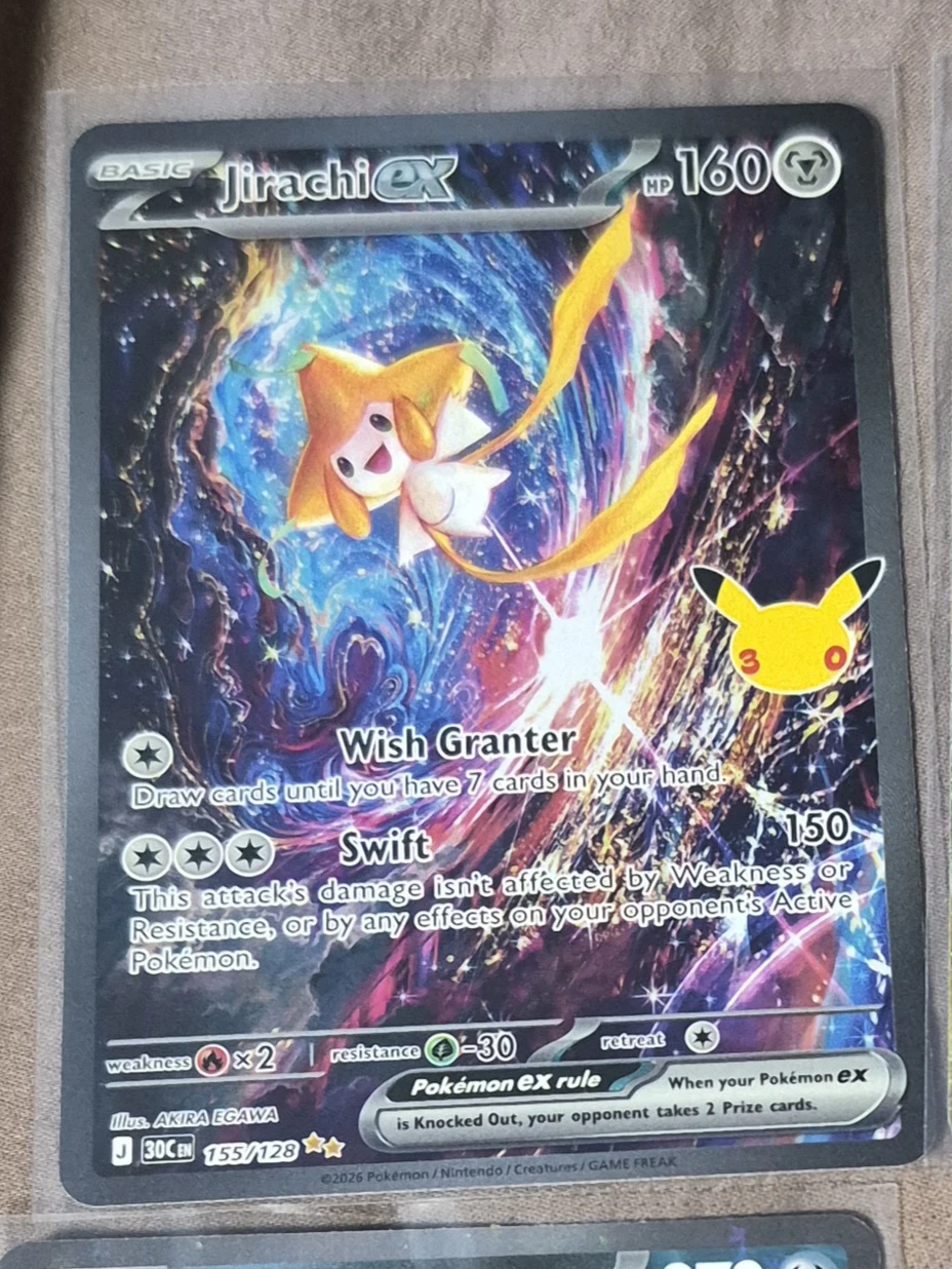 Jirachi ex 30th Celebration Special Illustration Rare Card