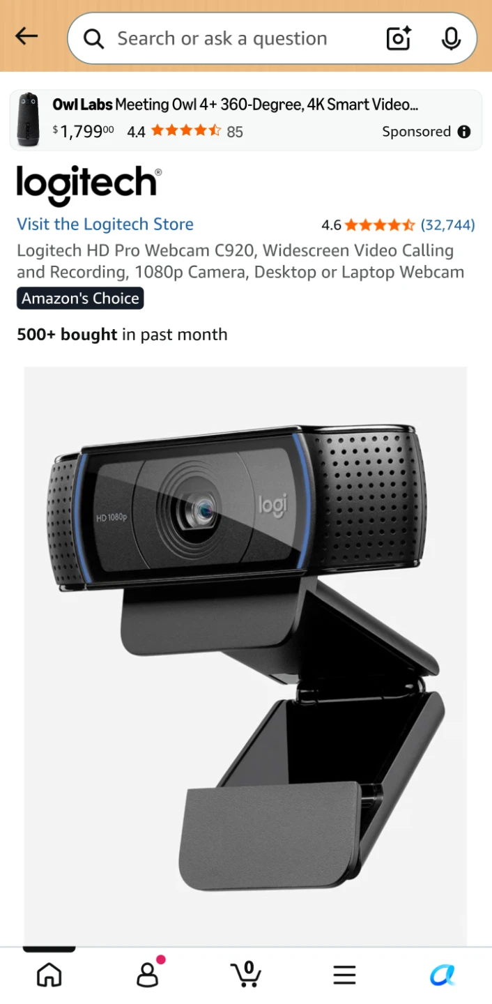 Logitech C920 HD Pro Webcam