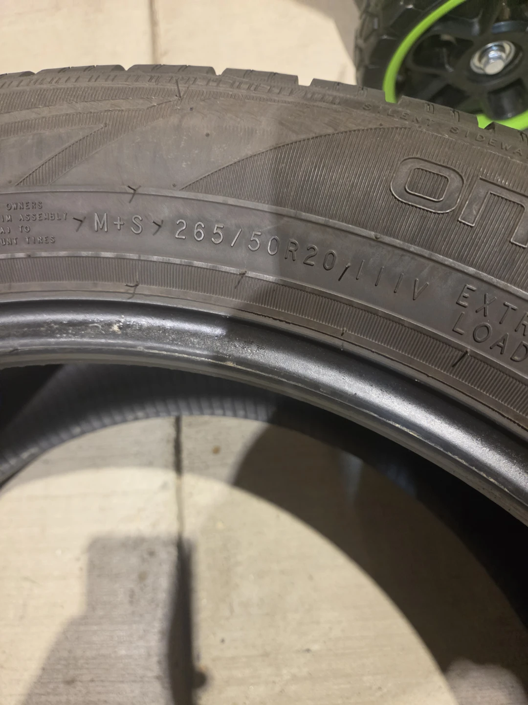 4 Nokian One Tires 265/50R20 - photo 3