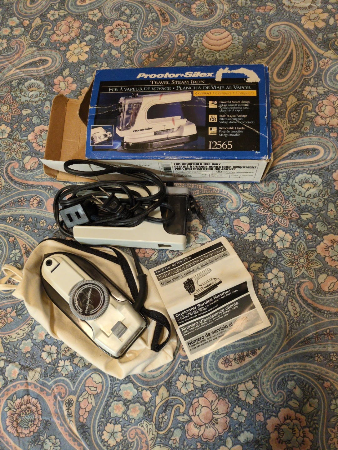 Proctor-Silex Travel Steam Iron 12565