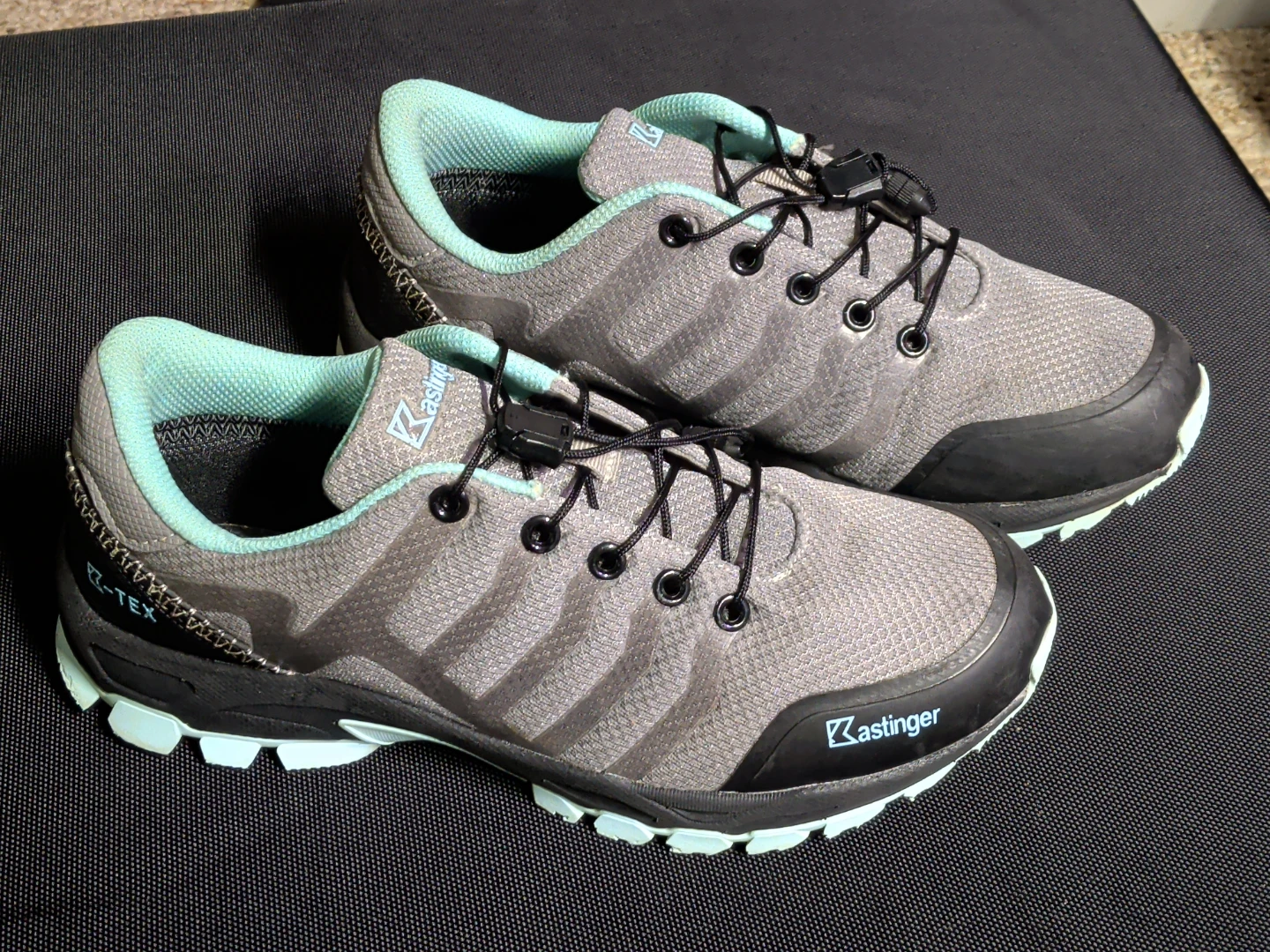Kastinger Grey and Teal Hiking Shoes