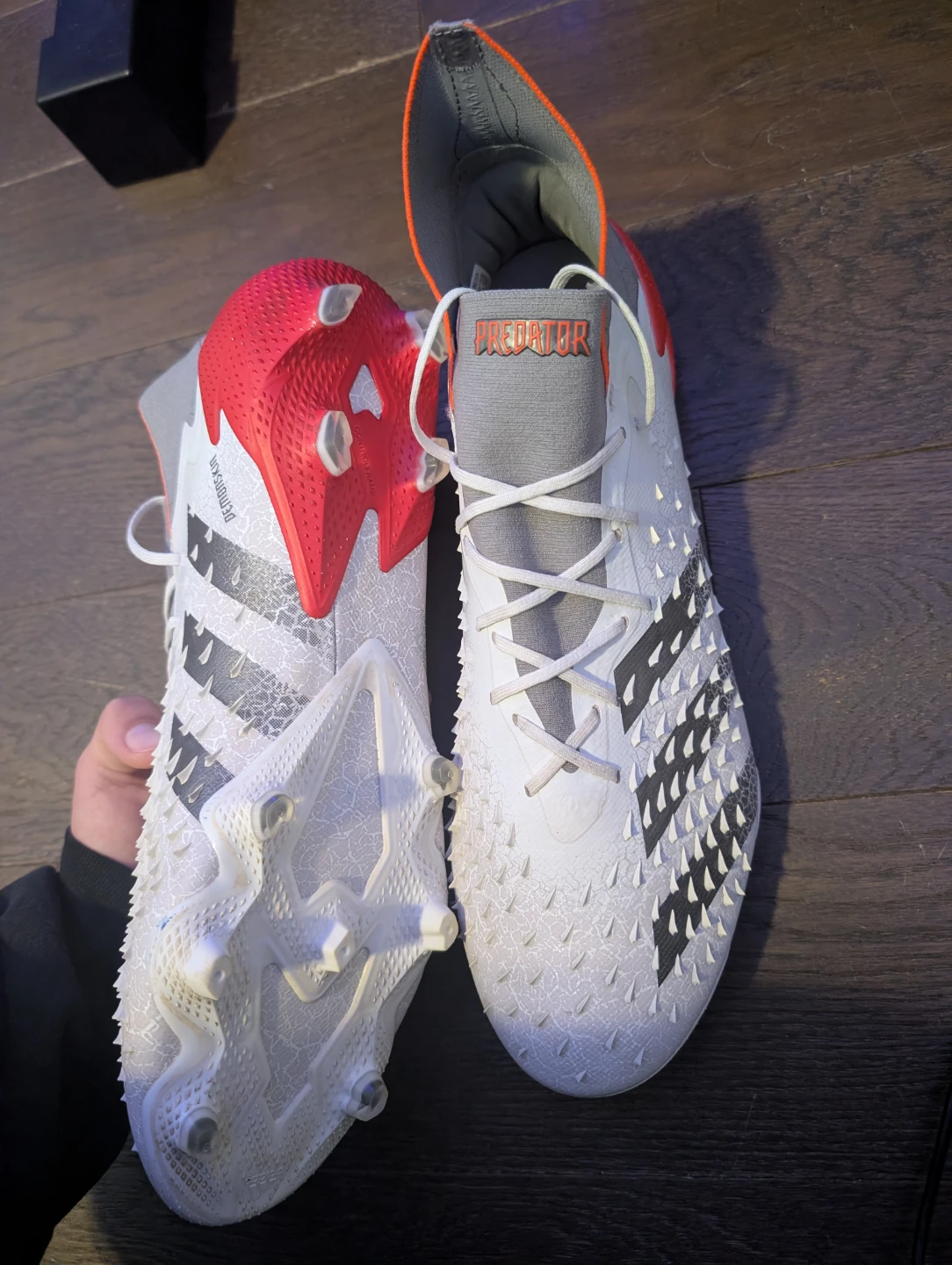 Predator Freak.1 FG 'Demonskin - White Solar Red' Soccer cleats - photo 3