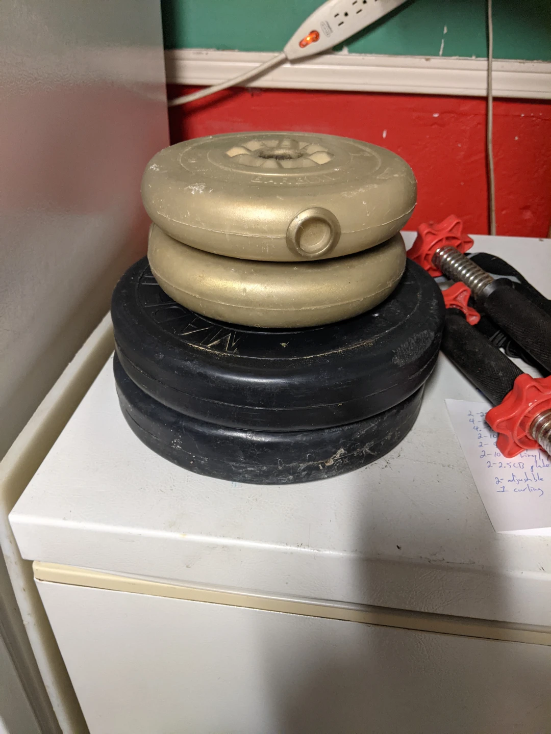 York Barbell Adjustable Dumbbell Set