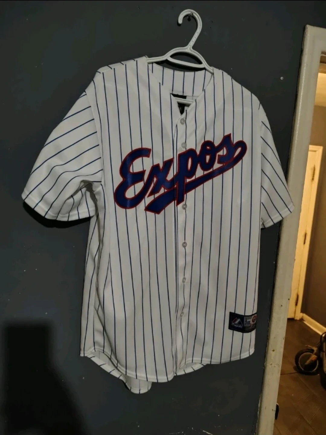 VTG 90s MONTREAL EXPOS RUSSELL BASEBALL JERSEY SIZE M
