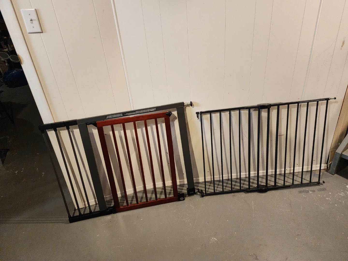 Lot of 6 Safety / Baby Gates – Summer Infant Metal & Wood. - photo 5