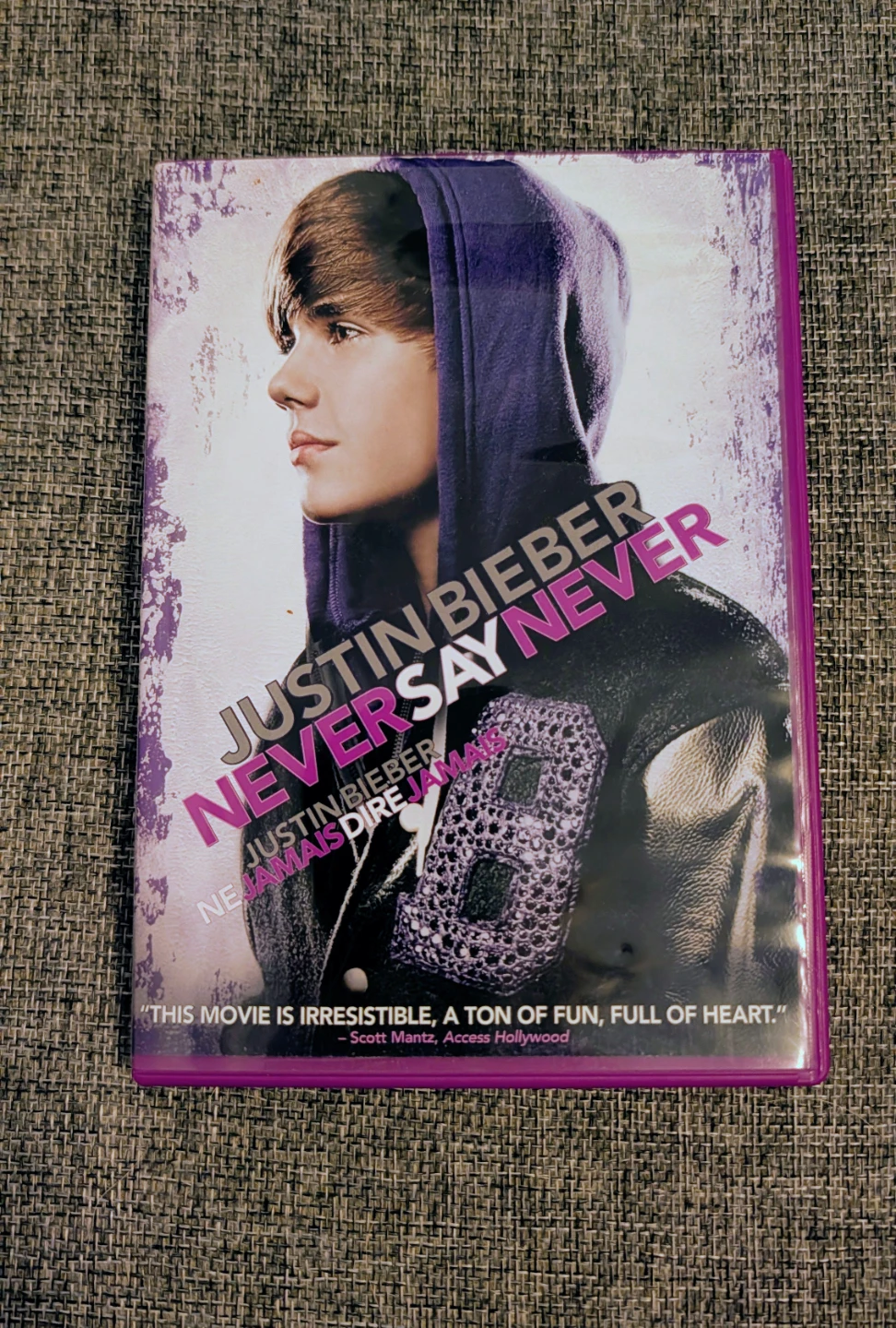 Justin Bieber Never Say Never DVD Movie