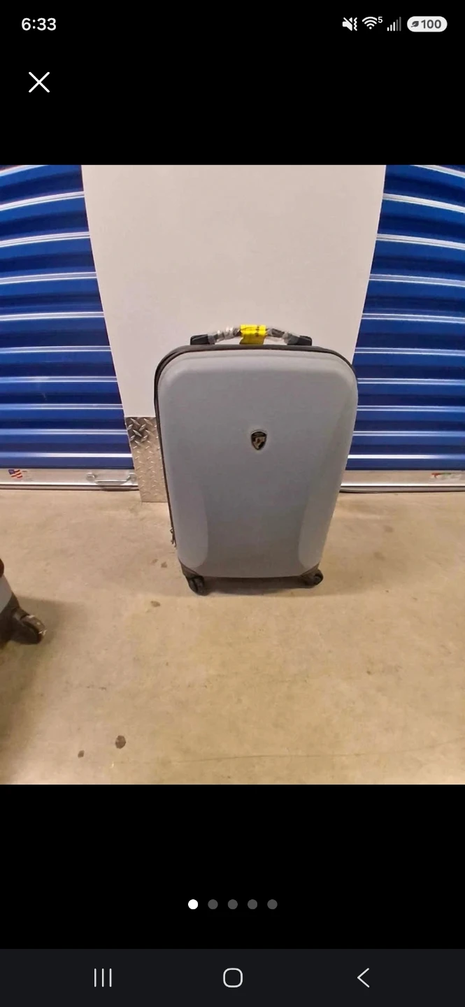 Renwick Gray Hardside Suitcase