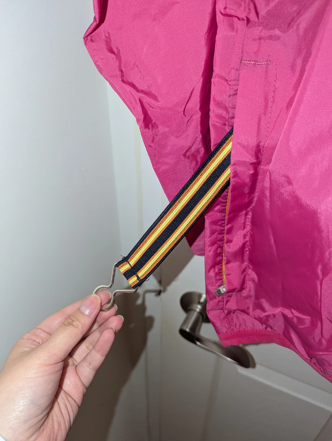 K-Way Pink Rain Jacket/ Windbreaker, Size 12Y - photo 2