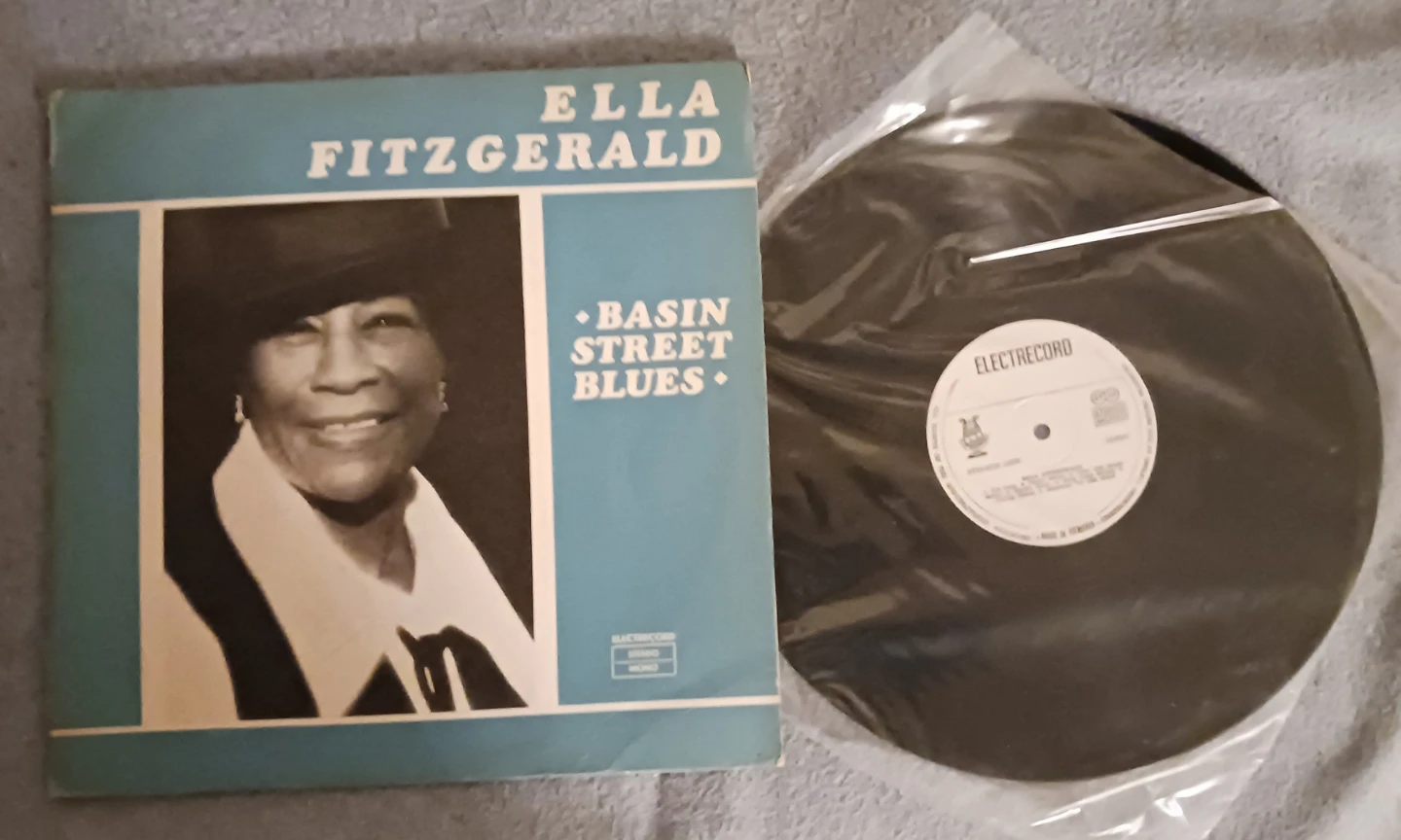 Ella Fitzgerald Basin Street Blues Vinyl Record