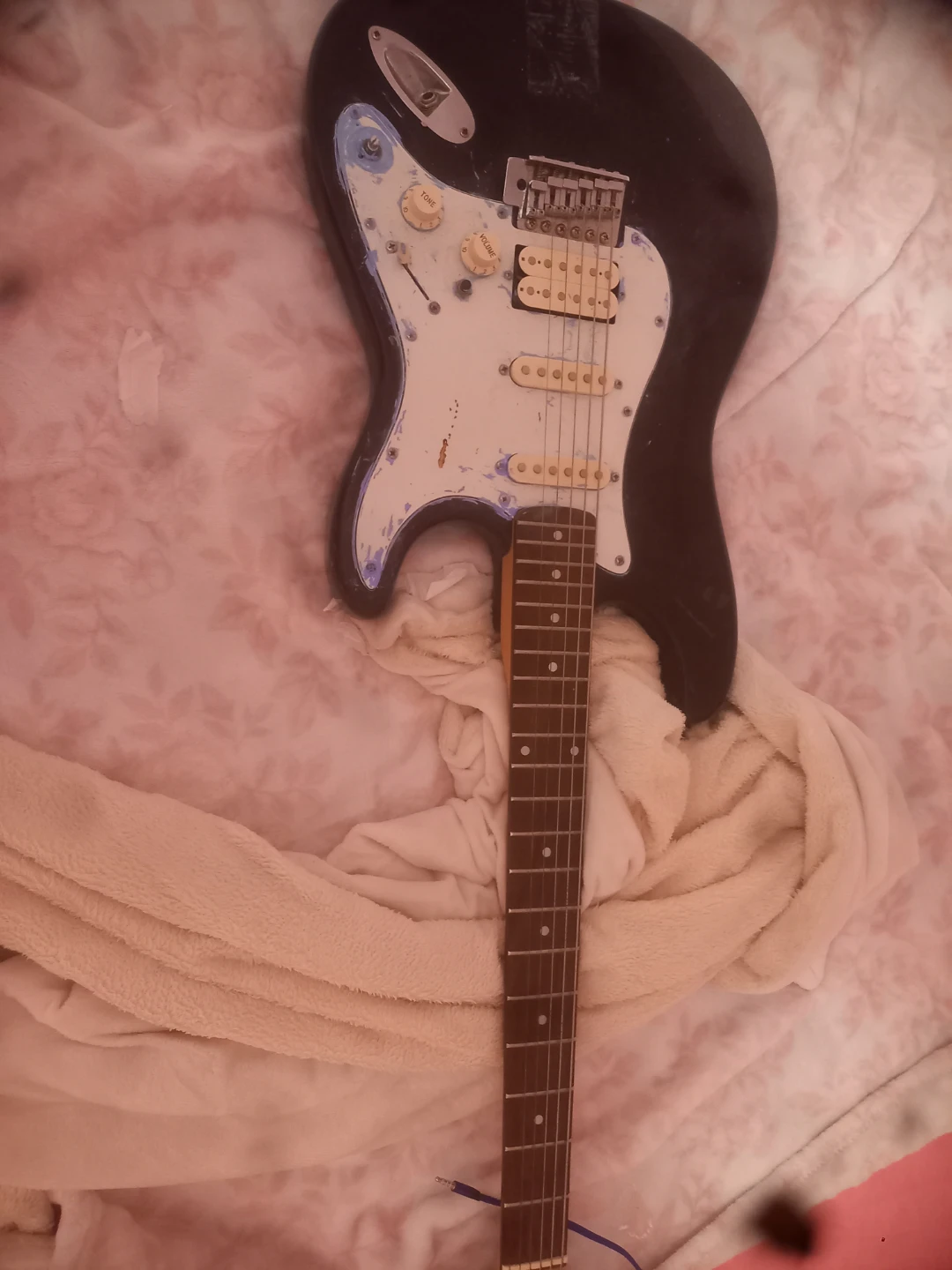 Black Electric Guitar