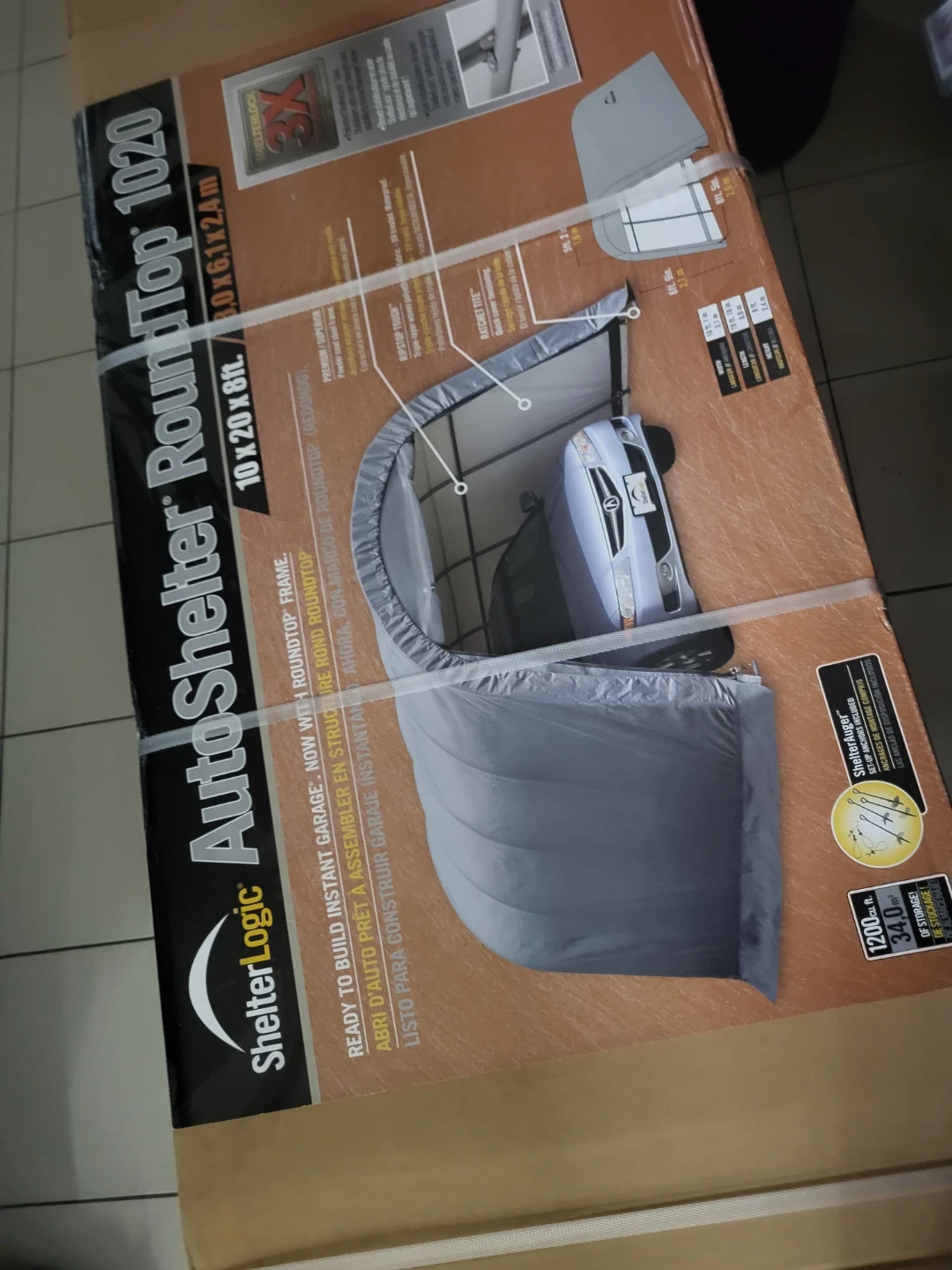 ShelterLogic AutoShelter RoundTop 1020 Garage
