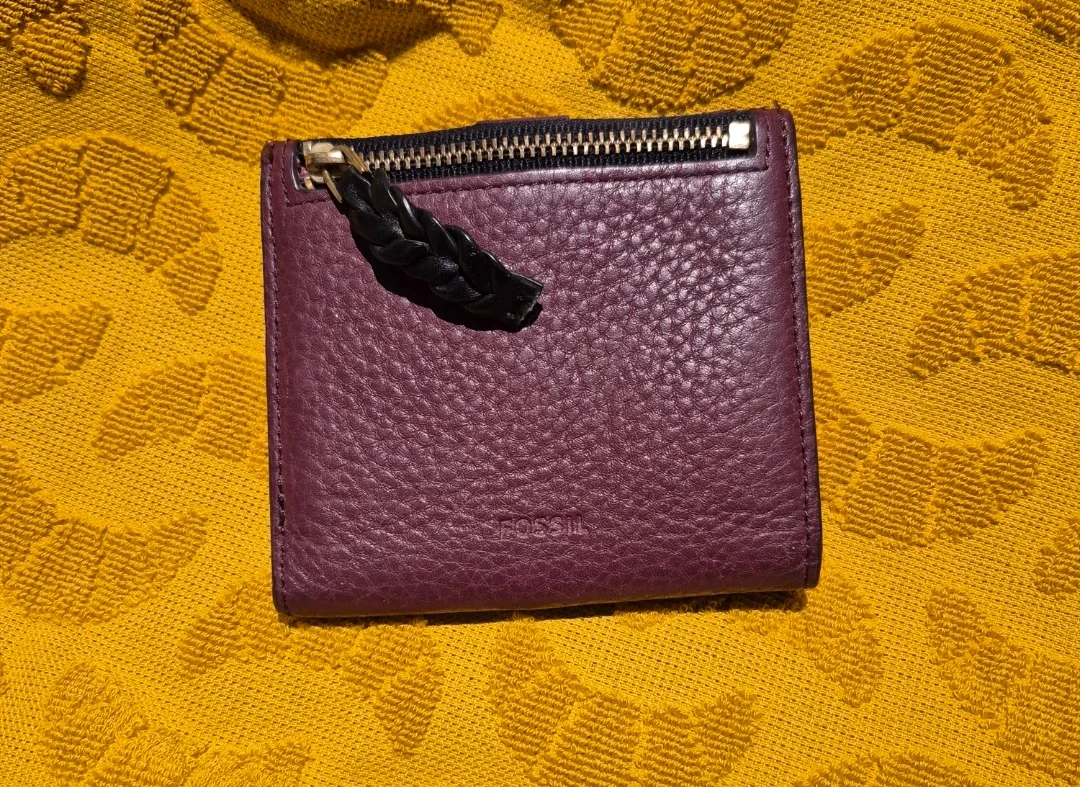 Fossil multi-coloured leather wallet - photo 4