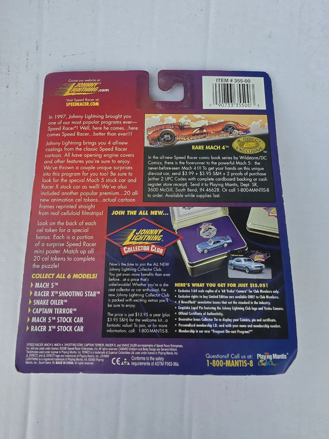 Johnny Lightning Speed Racer 2000 Die-Cast Car #11 - photo 2