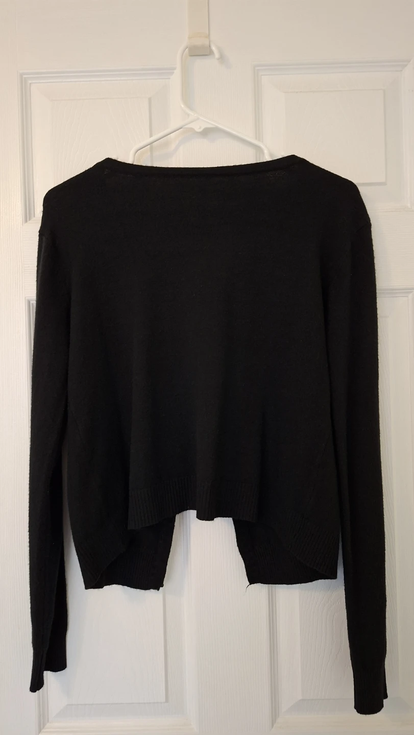 Black Beaded Cardigan - photo 3