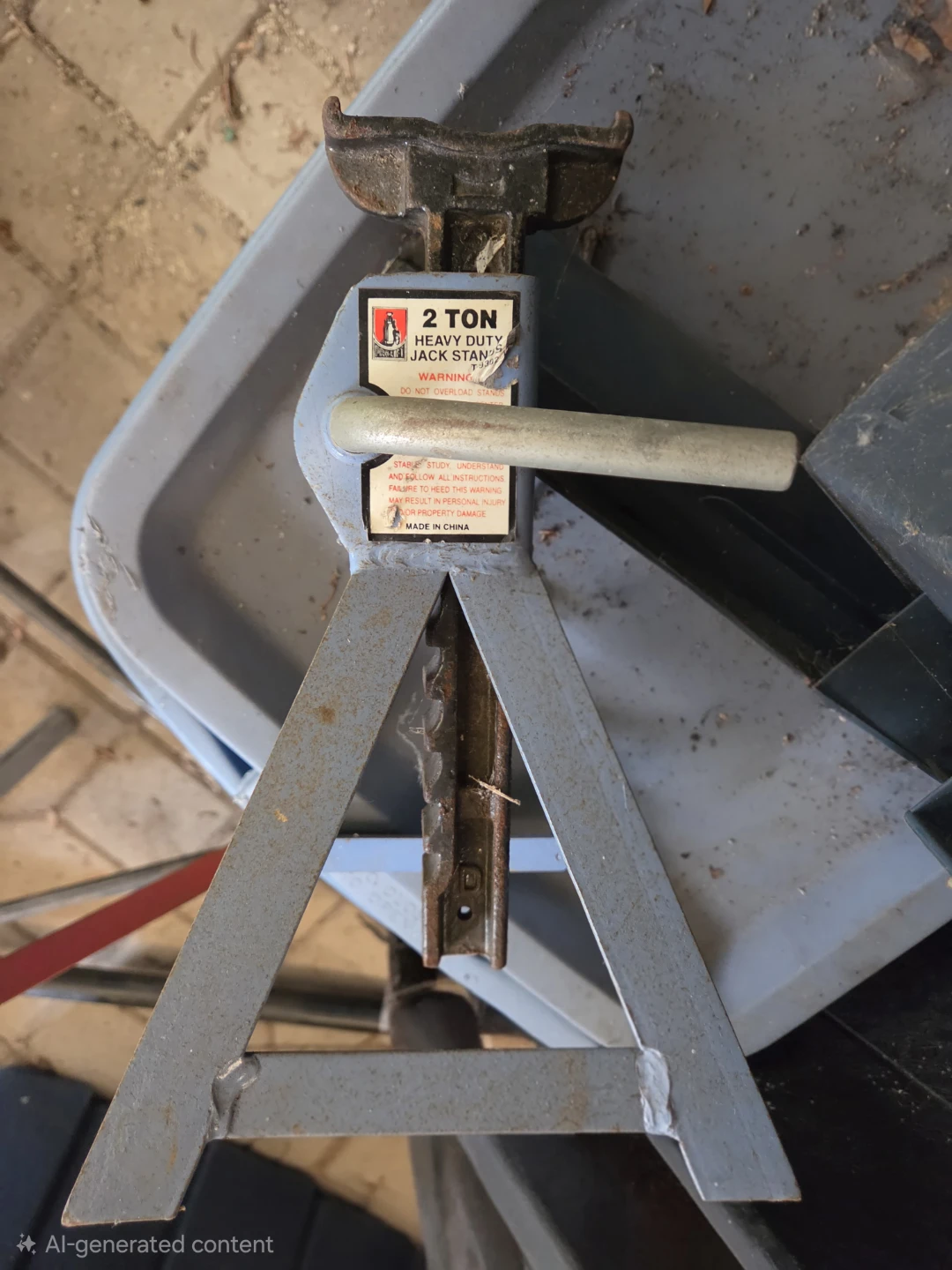2 Ton Hydraulic Jack & 2 Stands - photo 3