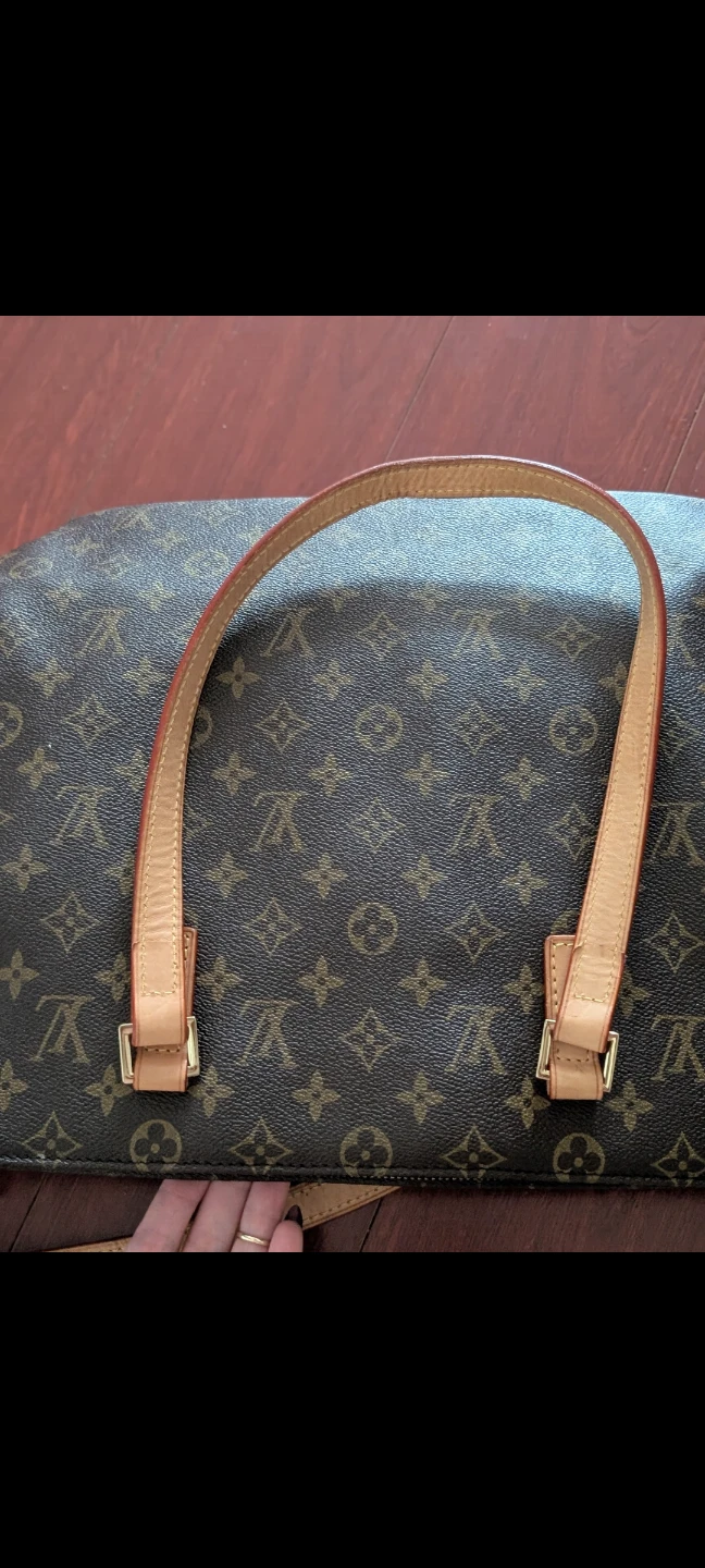 Vintage Louis Vuitton Monogram Canvas Tote with Gold Buckle - photo 4