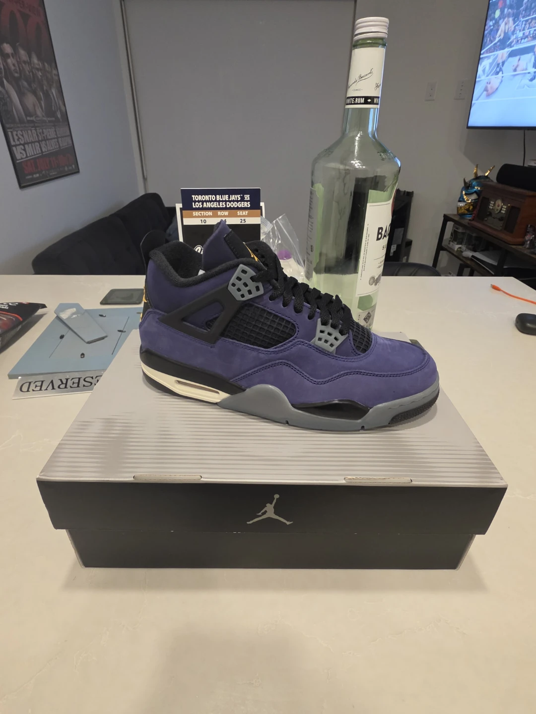 Air Jordan 4 Retro Imperial Purple - photo 2