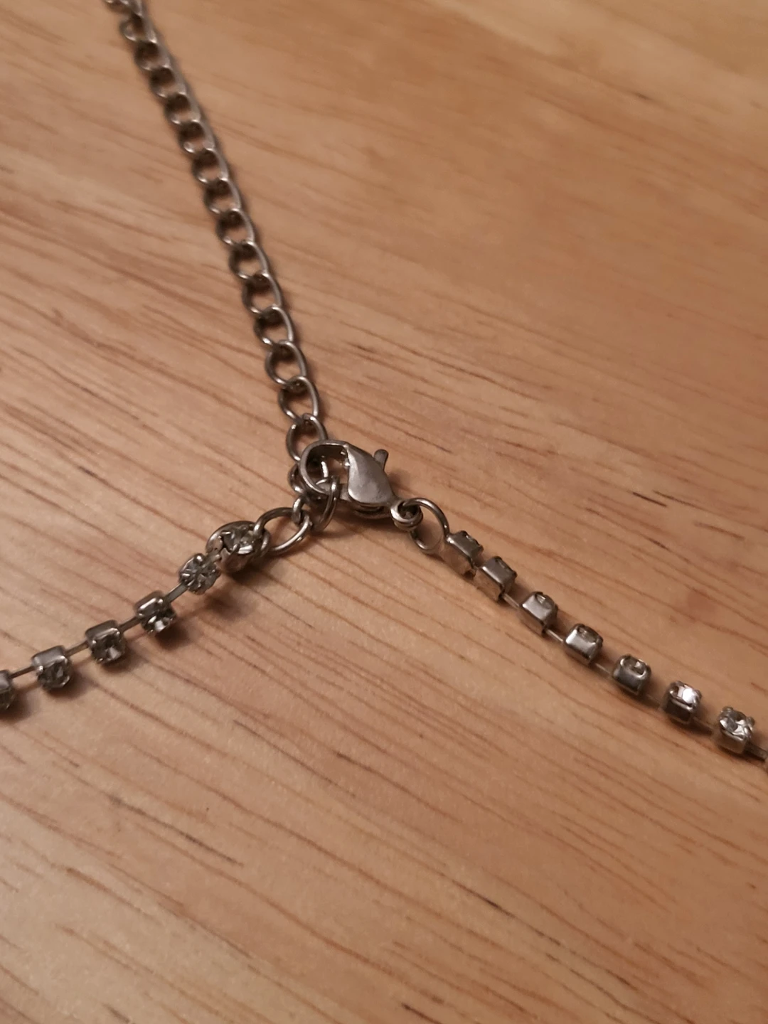 Rhinestone Leaf Statement Necklace - photo 3