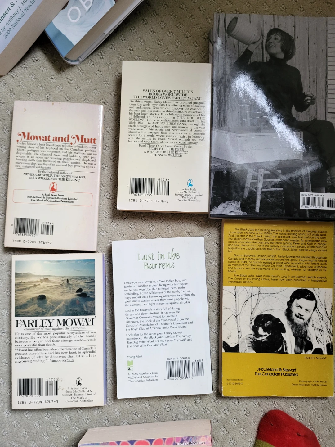Collection of 7 Farley Mowat Books - photo 2