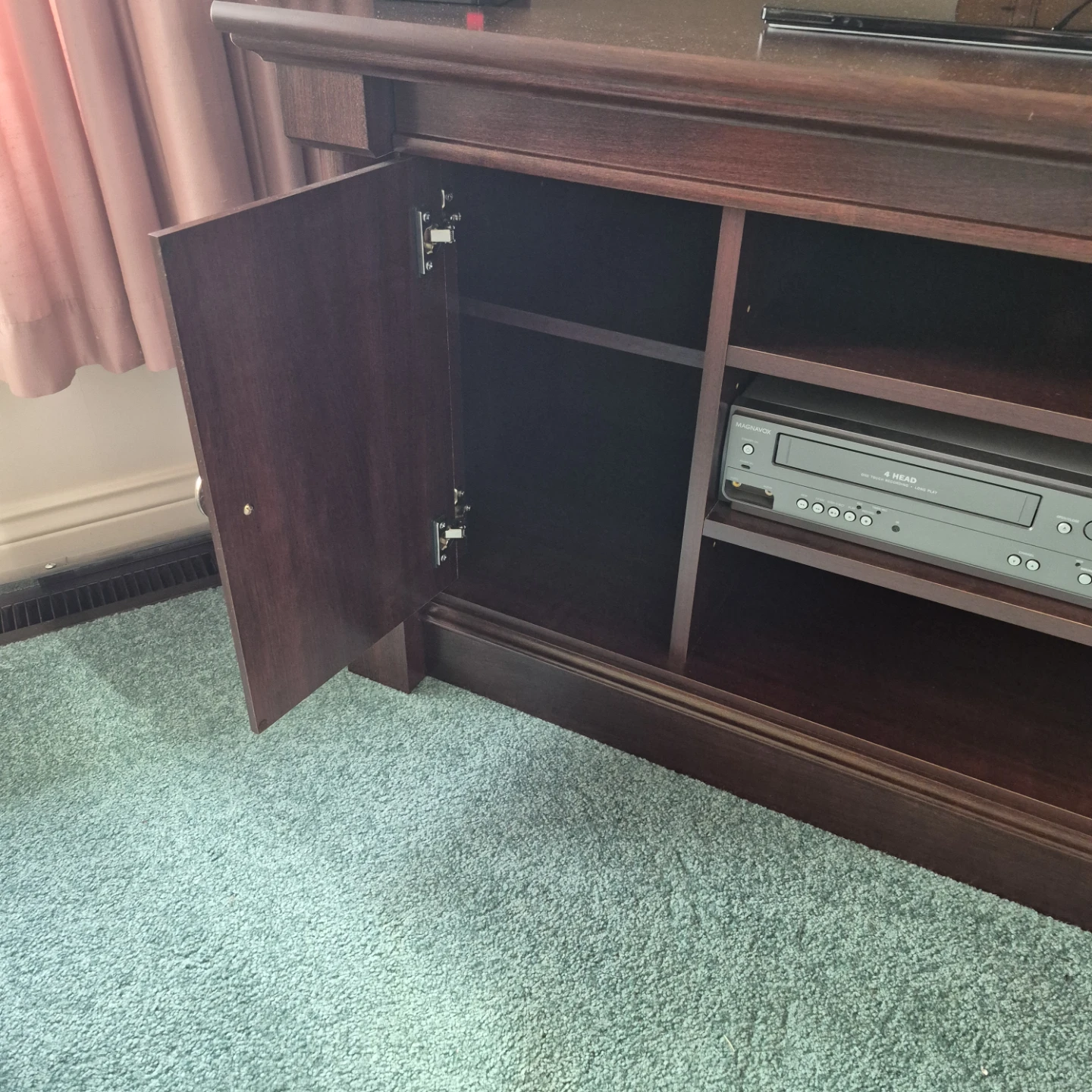 Cherry Wood Media Console - photo 2