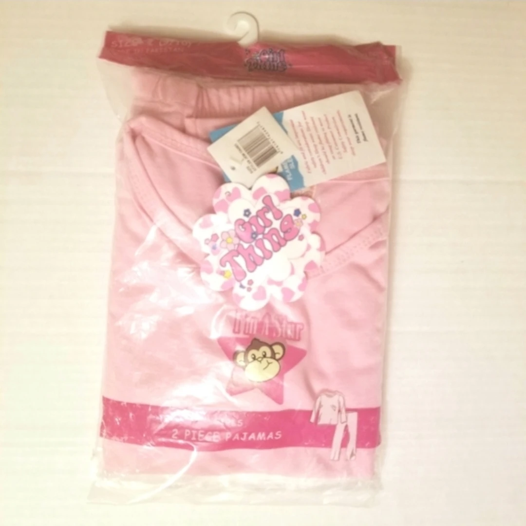 Girls Pink Pajama Set 🏈 - photo 2