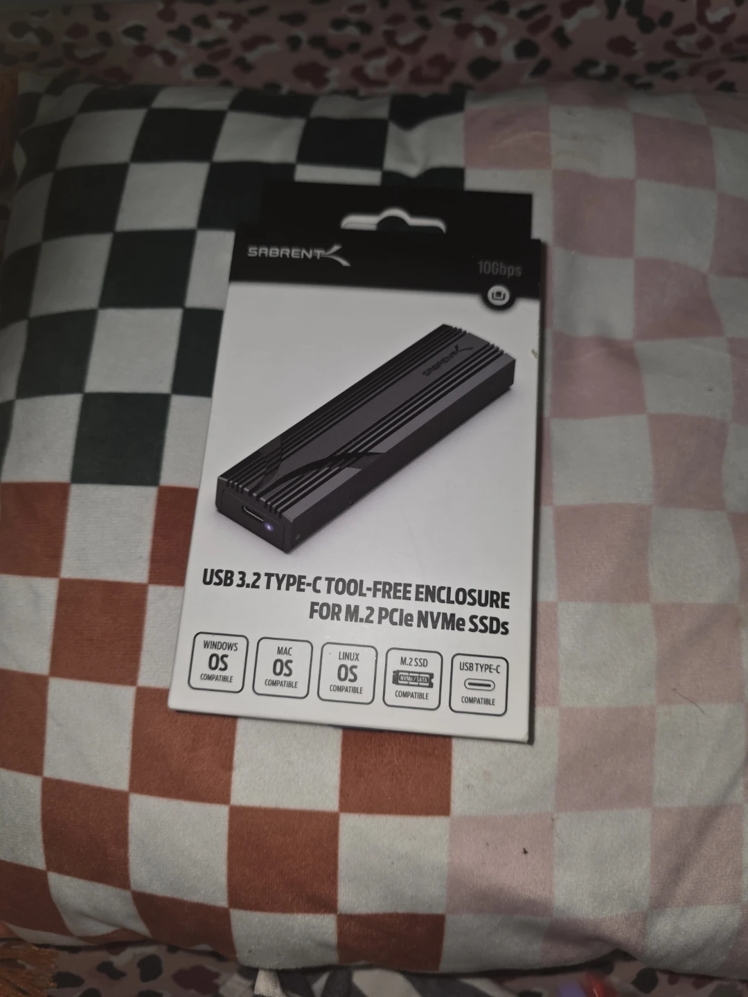 Sabrent USB 3.2 Type-C Tool-Free NVMe Enclosure