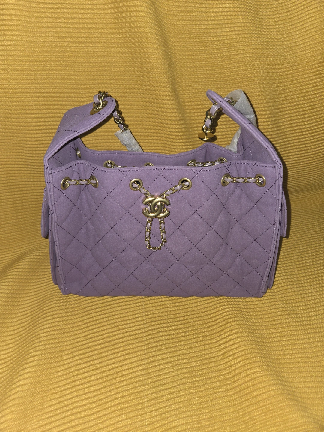 Chanel Quilted Tote Bag - Lavender