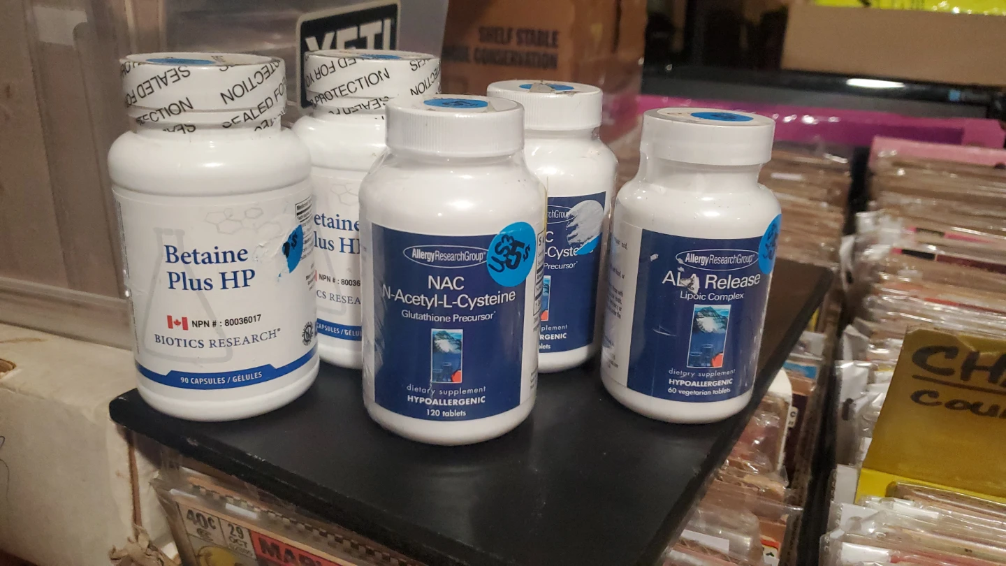 Assorted Allergy Research and Biotics Research Supplements