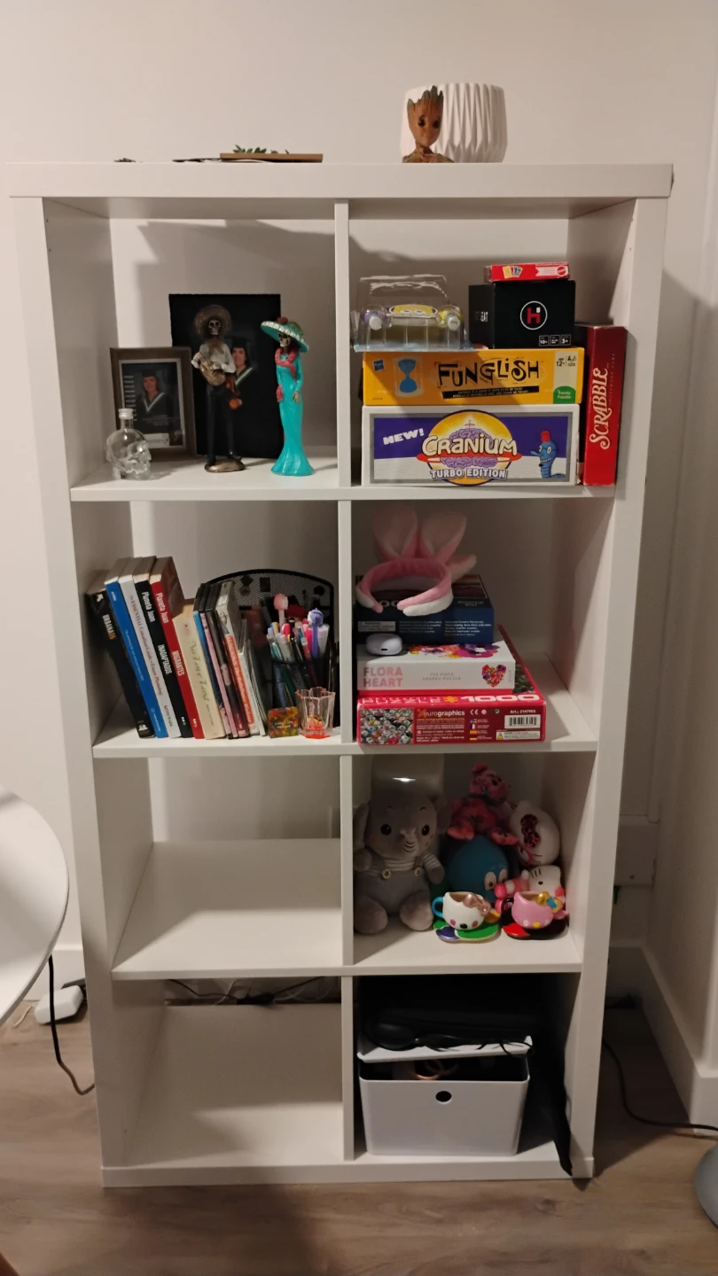 IKEA Kallax White Shelving Unit