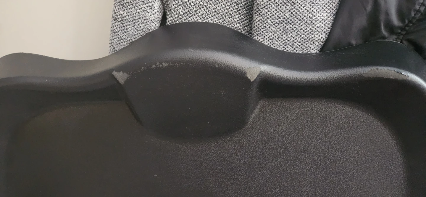 Black Ergonomic Footrest - slight scuff marks see picture - photo 2