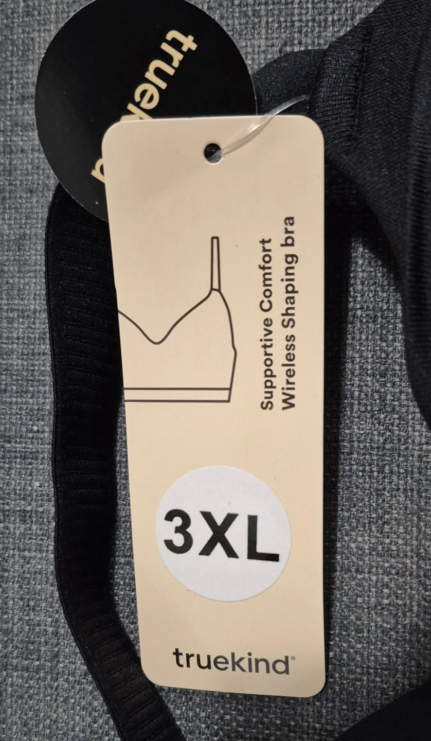 Truekind Supportive Comfort Wireless Shaping Bra - 3XL - photo 3