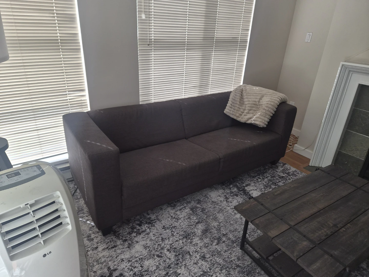 3 piece couch and 2 chairs EQ3