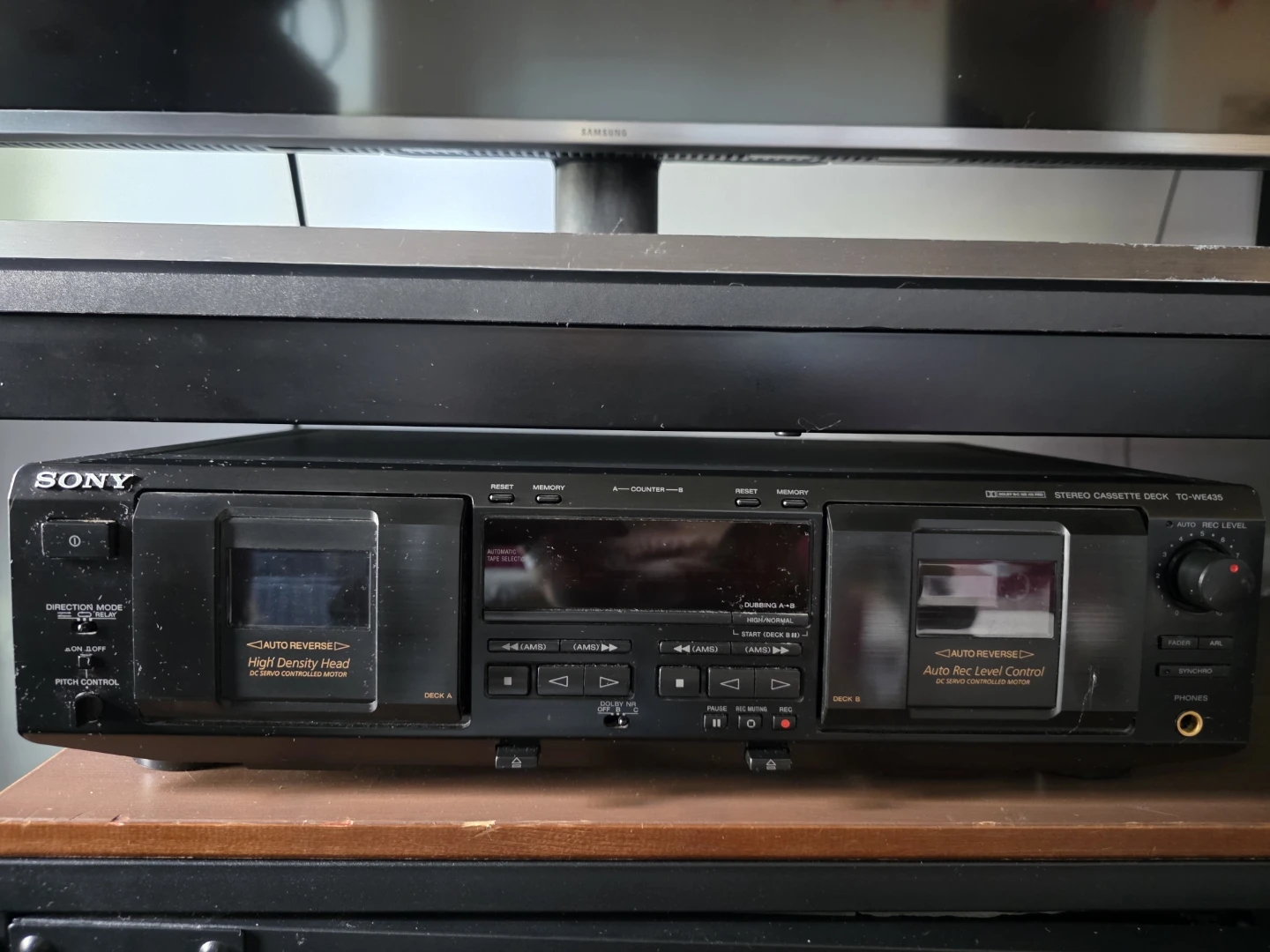 Sony Stereo Dual Cassette Deck
