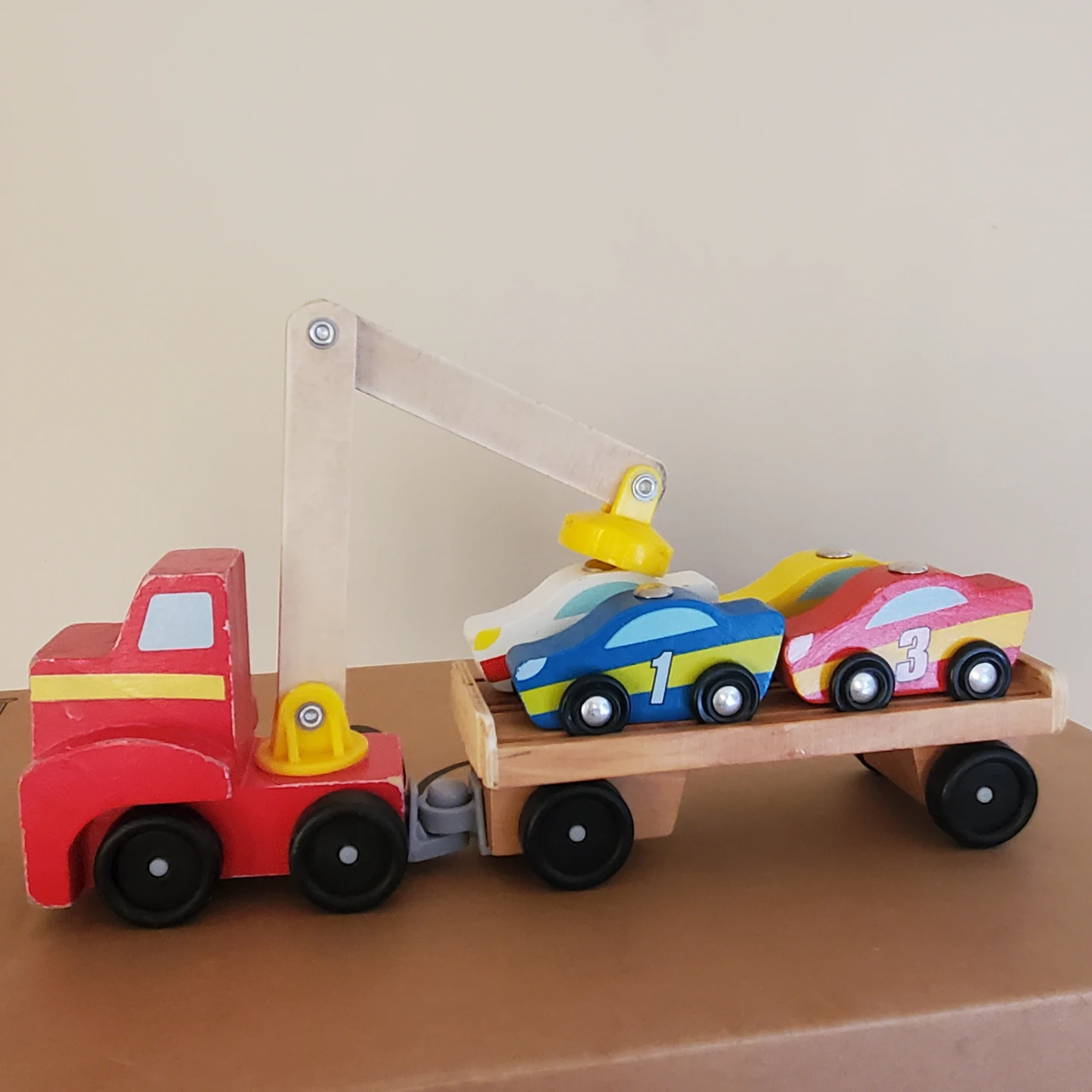 Car Loader Transport Crane Truck - Melissa and Doug Toy - photo 3