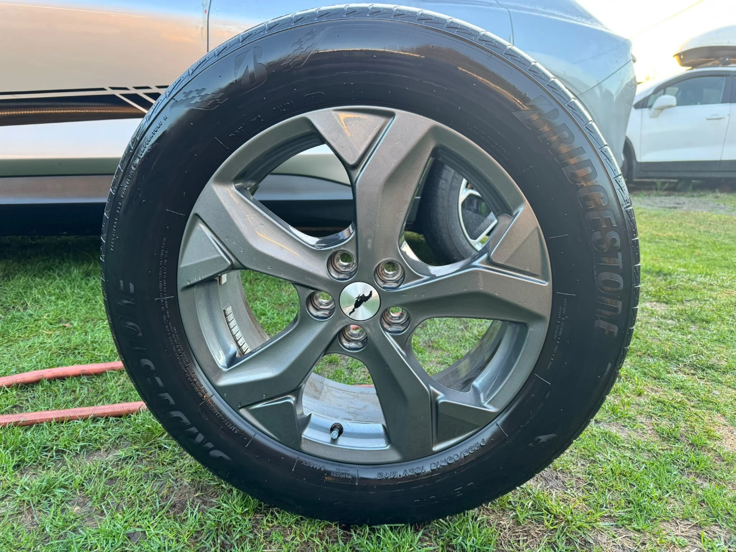18" OEM Ford Mustang Mach-E Wheels & Bridgestone Tires - photo 3
