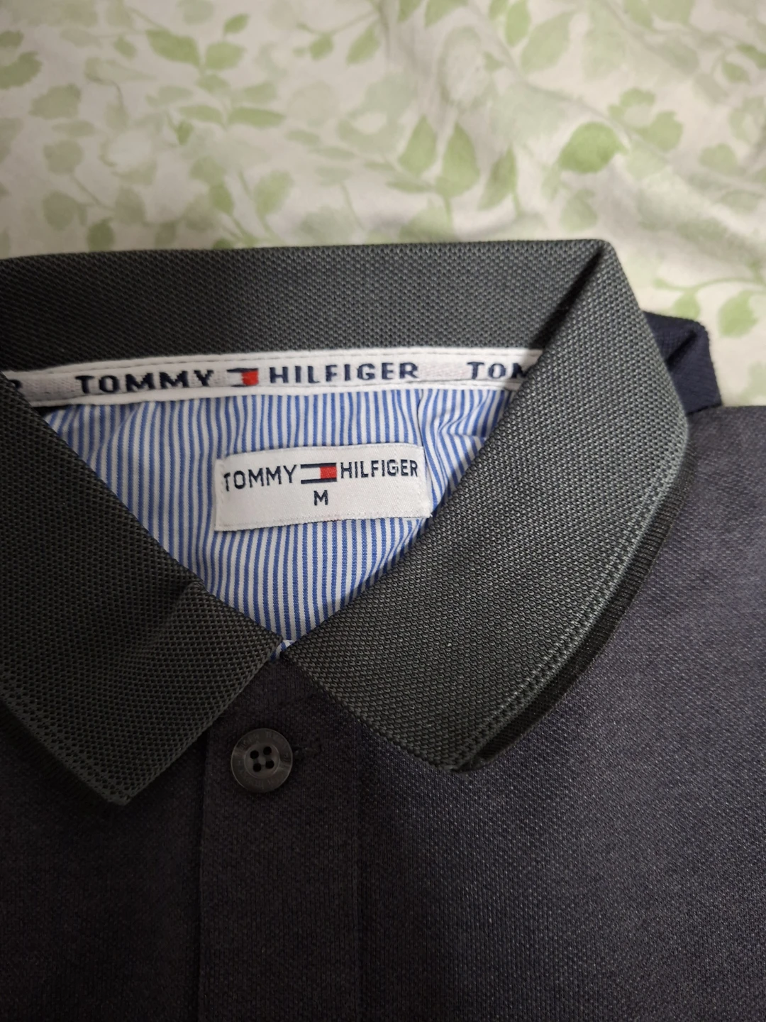 Tommy Hilfiger Men's Grey Polo Shirt Size M - photo 2