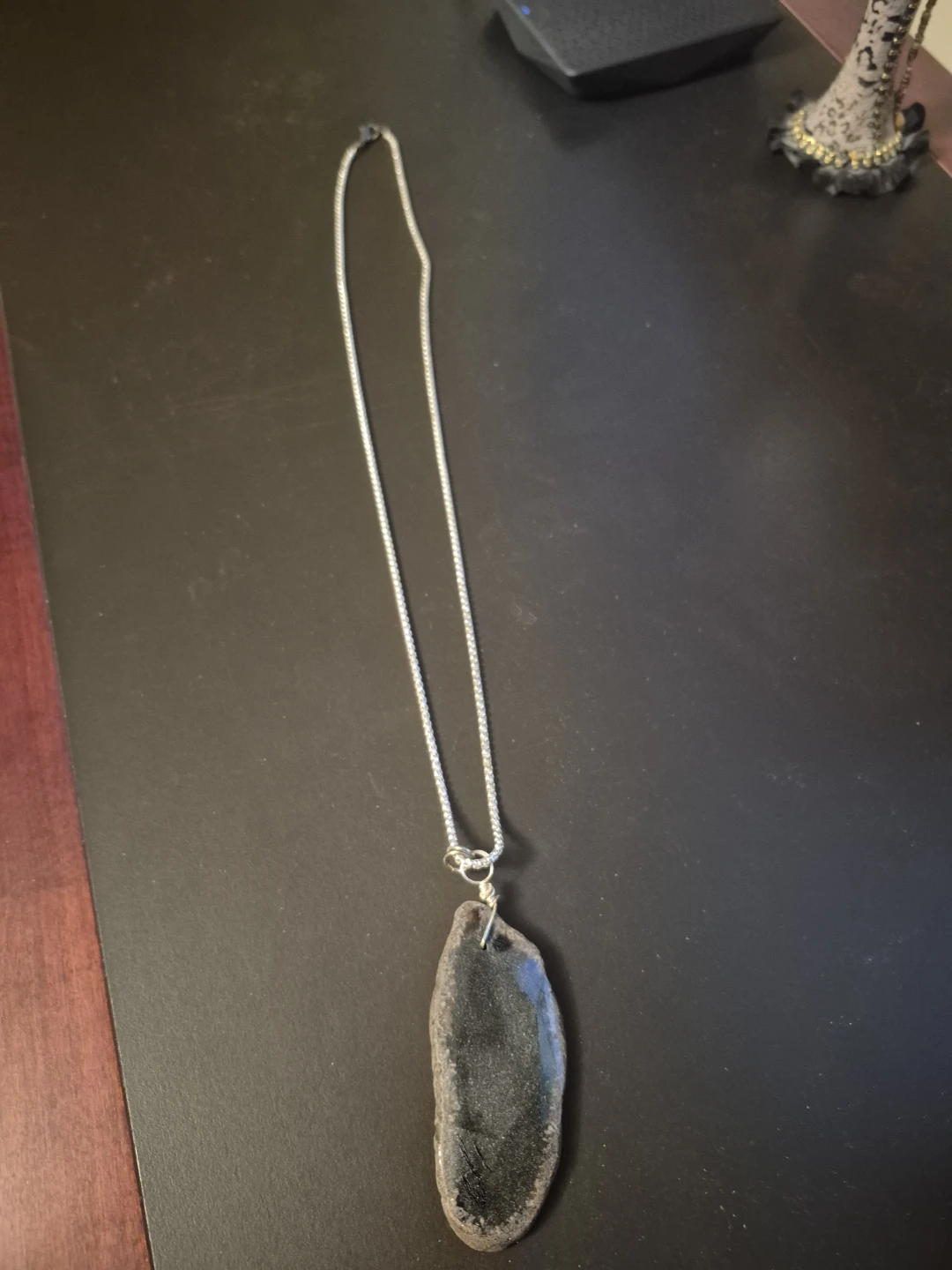 Stone Pendant Necklace🏈