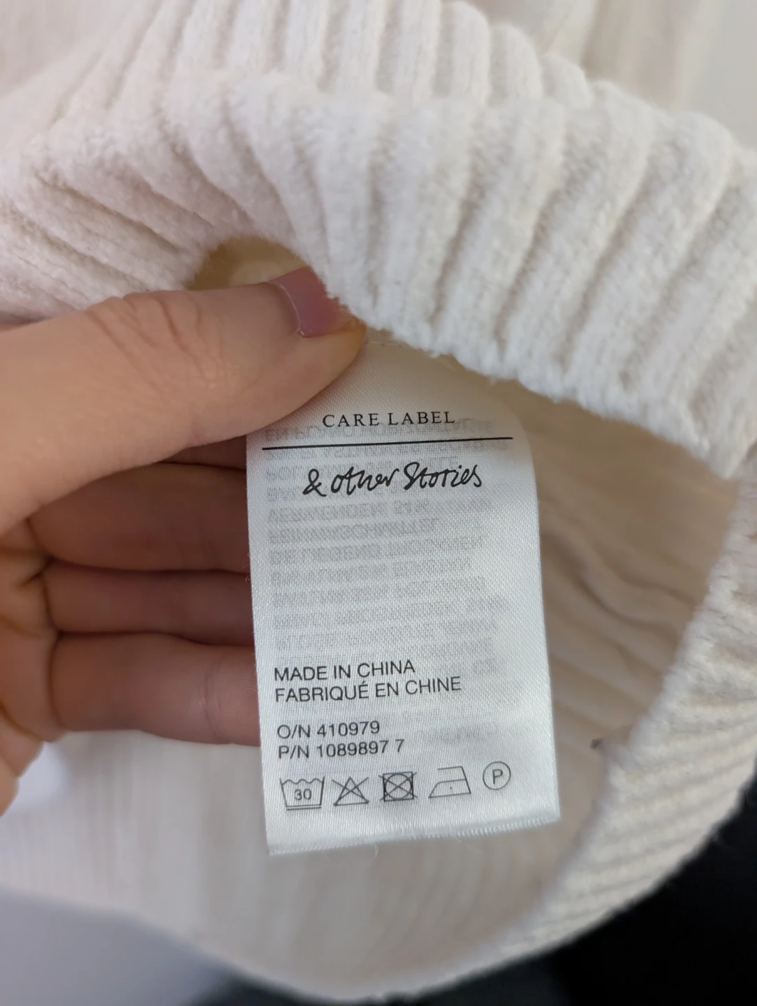 & Other Stories Cream Knit Sweater Jumper Pullover Warm Comfy - photo 3