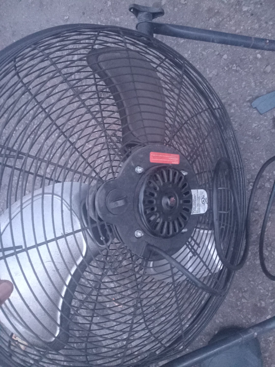 20-inch 3-Speed High Velocity r Black Metal Pro Floor Fan - photo 3