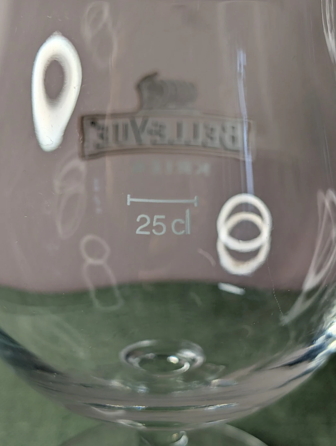 2 Belle-Vue Kriek Beer Glasses - photo 2