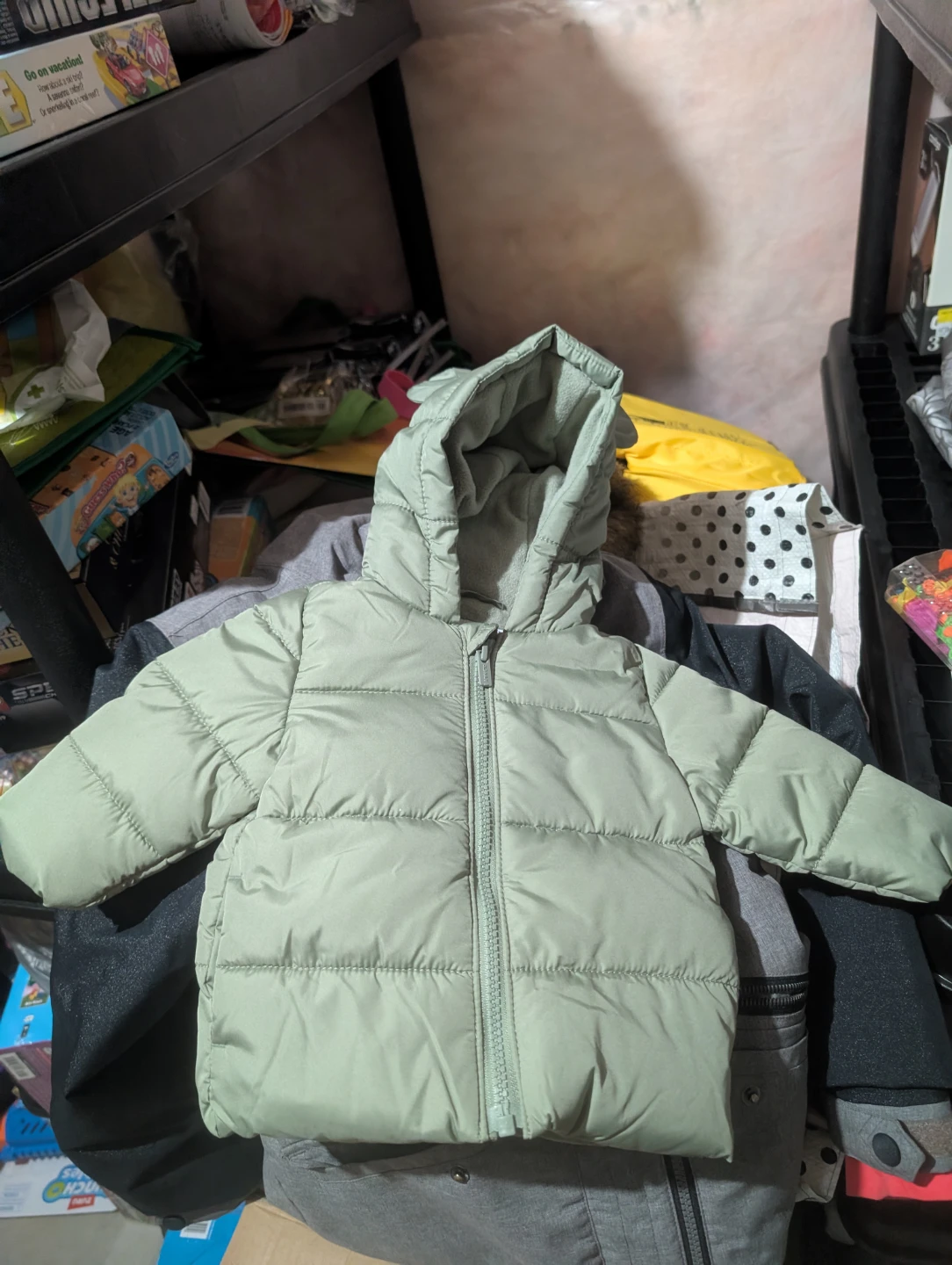 Old Navy Water-Resistant Critter Puffer Jacket for Baby  (3-6M)